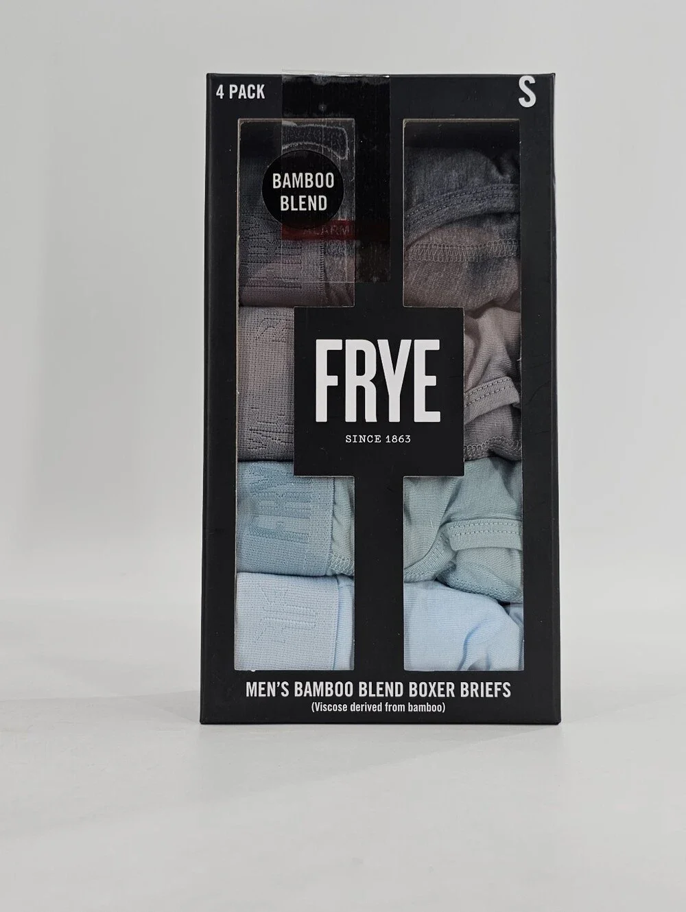 Frye Bamboo Blend Boxer Briefs 4 pack Men's Underwear